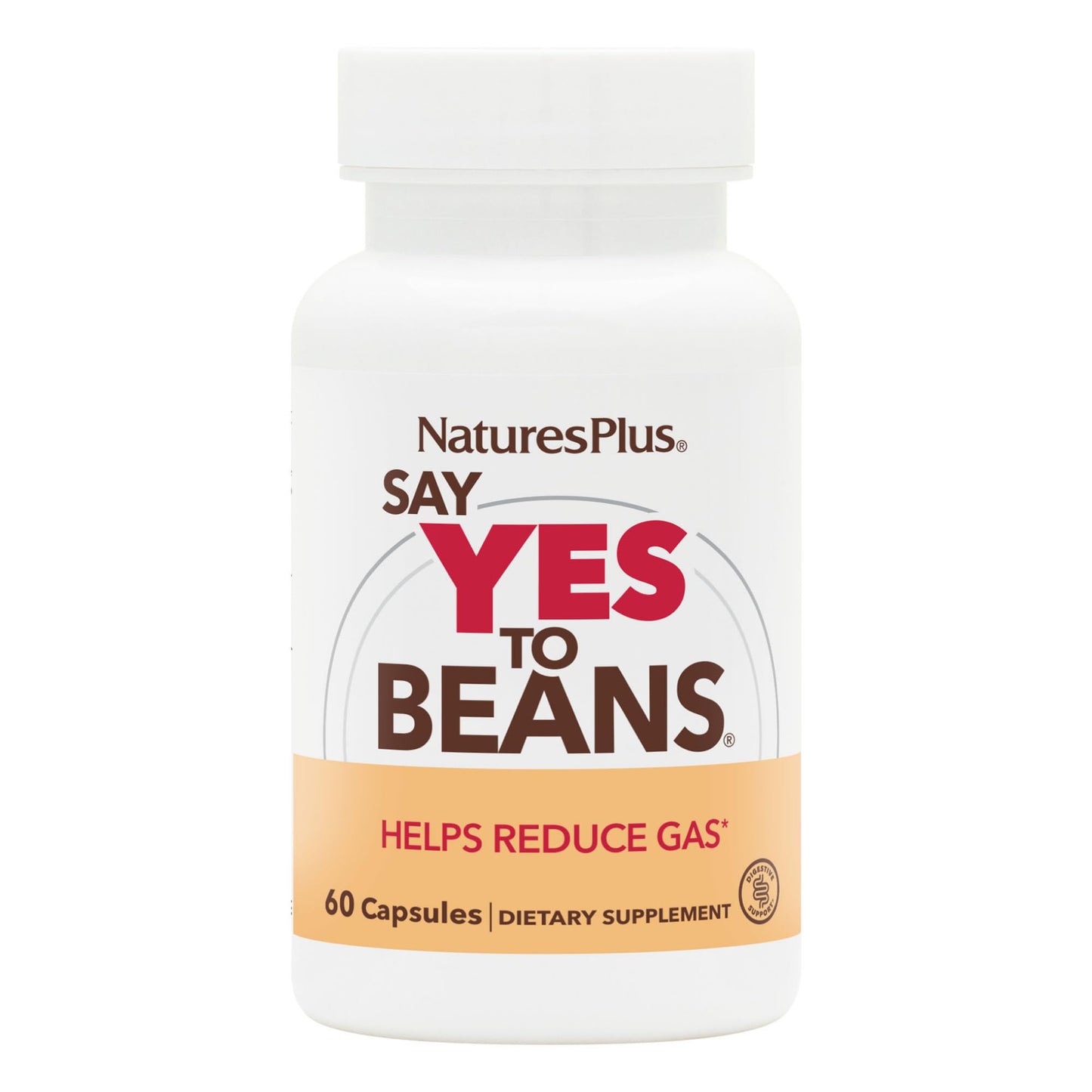 NaturesPlus Say Yes to Beans Capsules, 60 Veg Caps (Pack of 2)