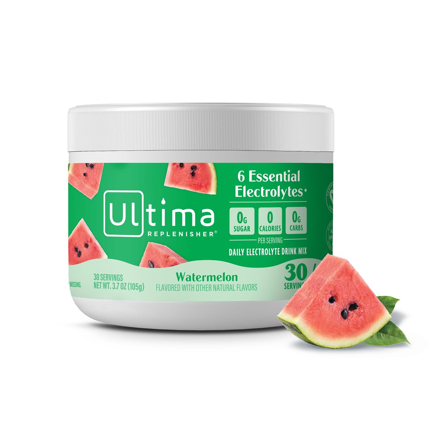 Ultima Replenisher Watermelon Electrolytes Powder, 3.7 oz