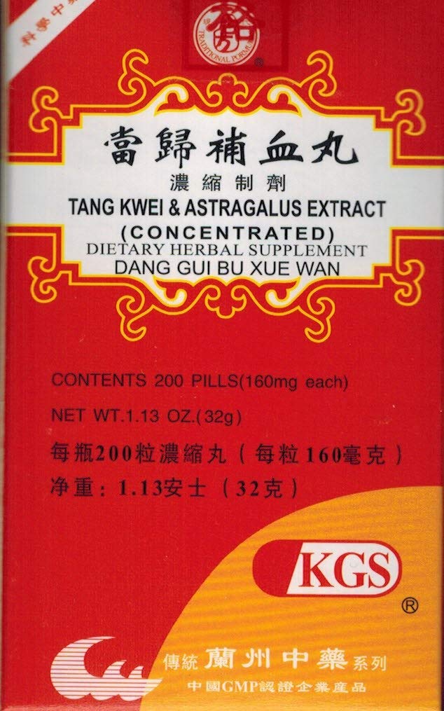 LAURALS Tang Kwei & Astragalus Extract (Dang GUI Bu Xue Wan) 200 Capsules