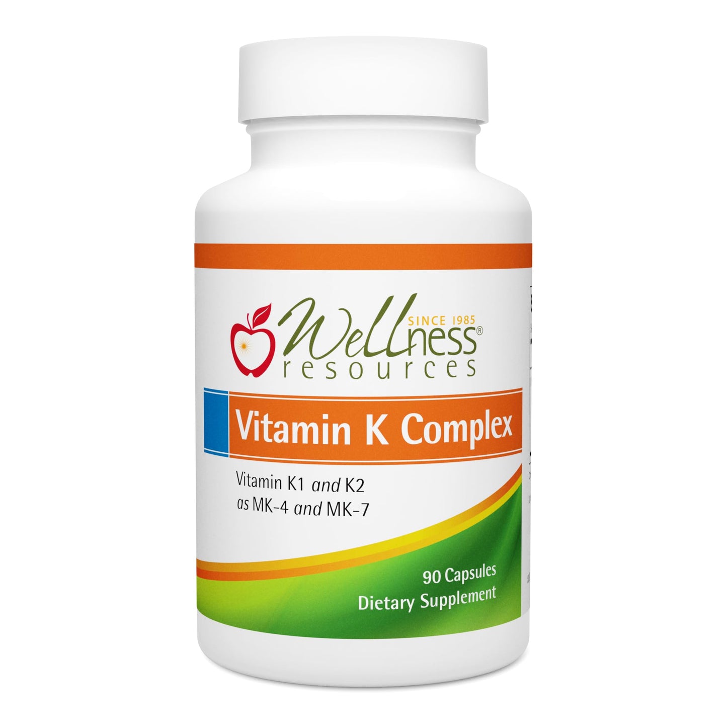 Wellness Resources Vitamin K Complex Supplement Capsule 90 Count