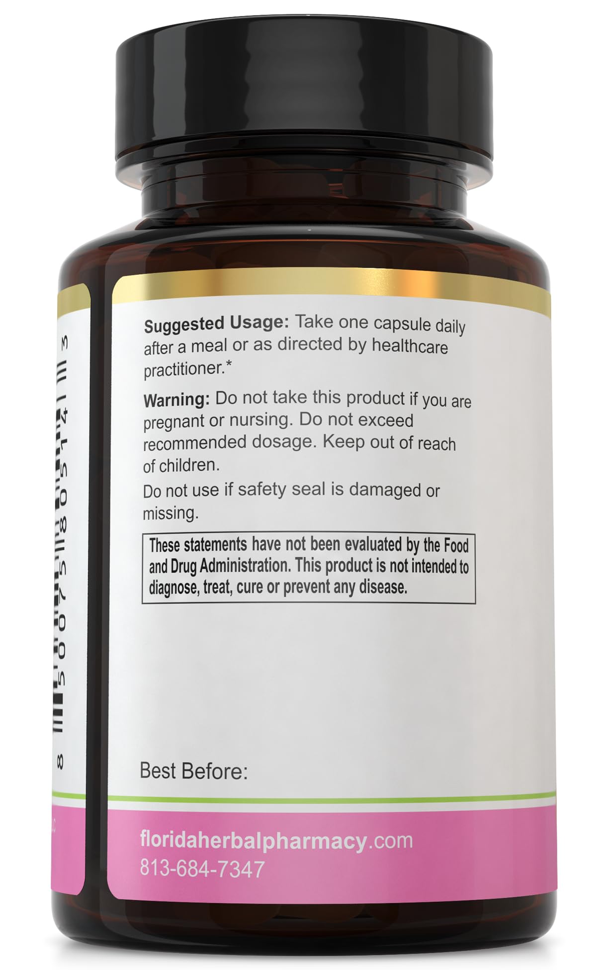 Florida Herbal Pharmacy Rauwolfia Vomitoria Extract Capsules, 120 Capsules