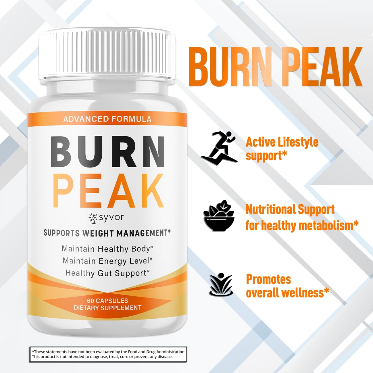 Syvor Burn Peak Capsules 180 Capsules