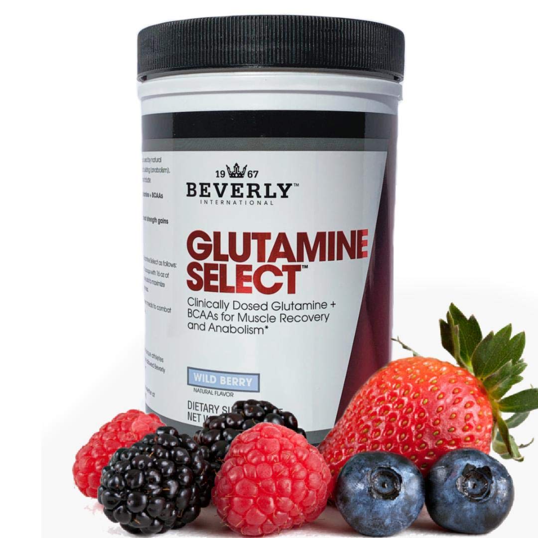 Beverly International Glutamine Select L-Glutamine Powder, 19.8 oz