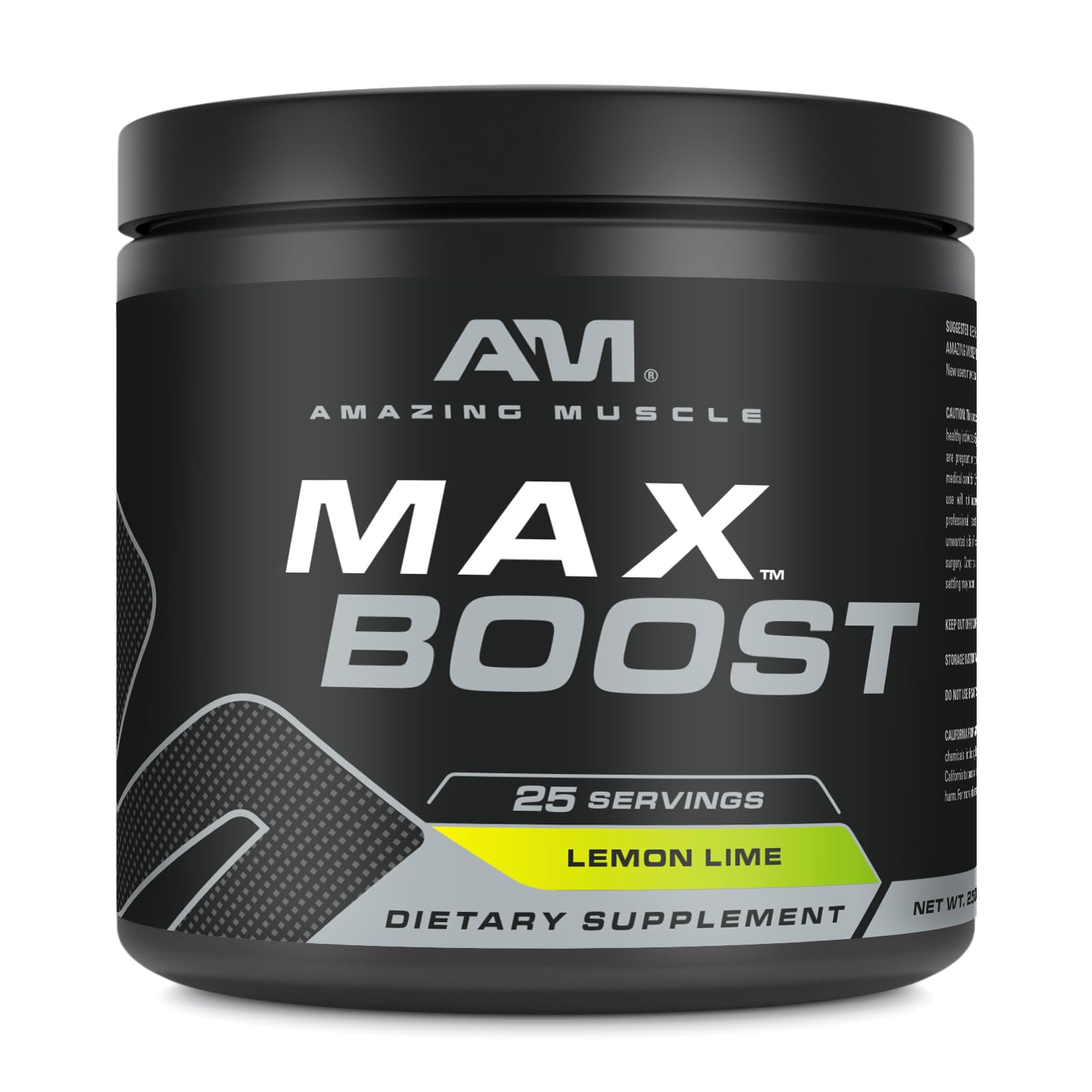 Amazing Muscle Max Boost Pre-Workout Powder, 8.8 Ounce