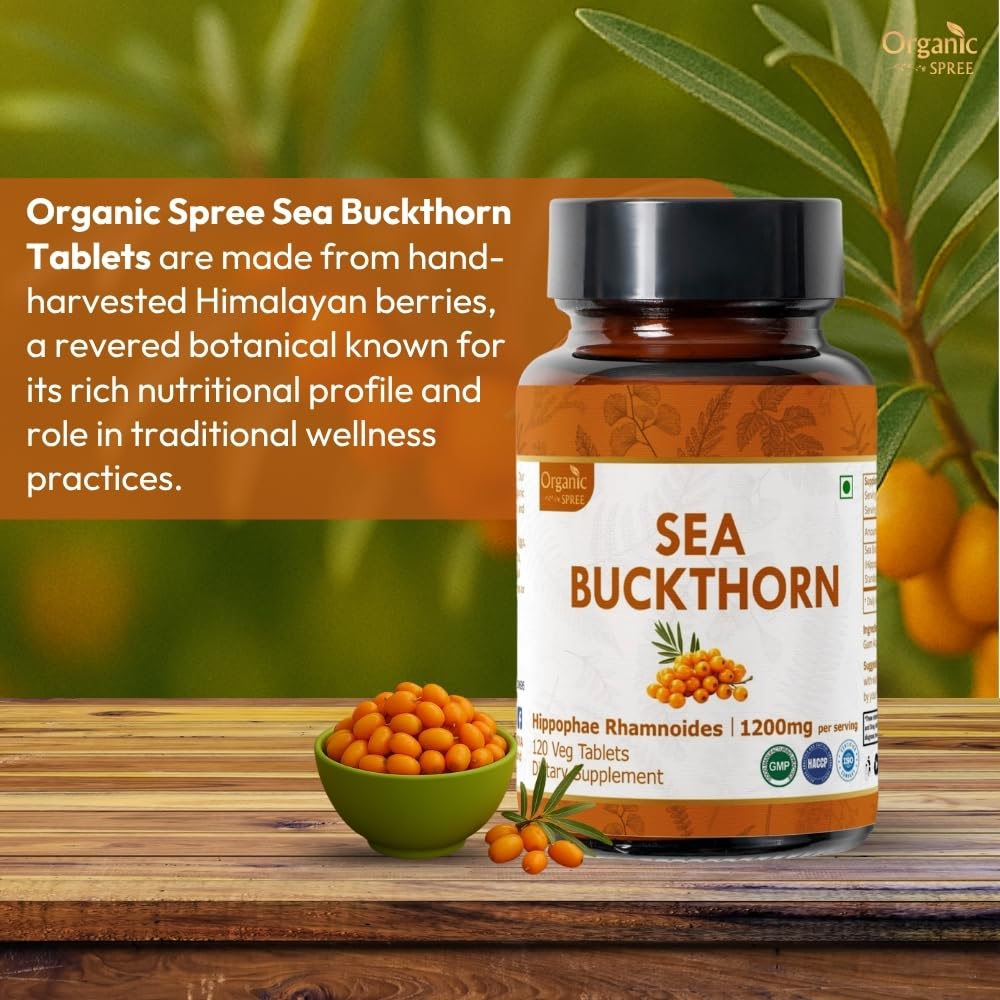 Organic Spree Manjistha & Sea Buckthorn Supplement Tablets, 240