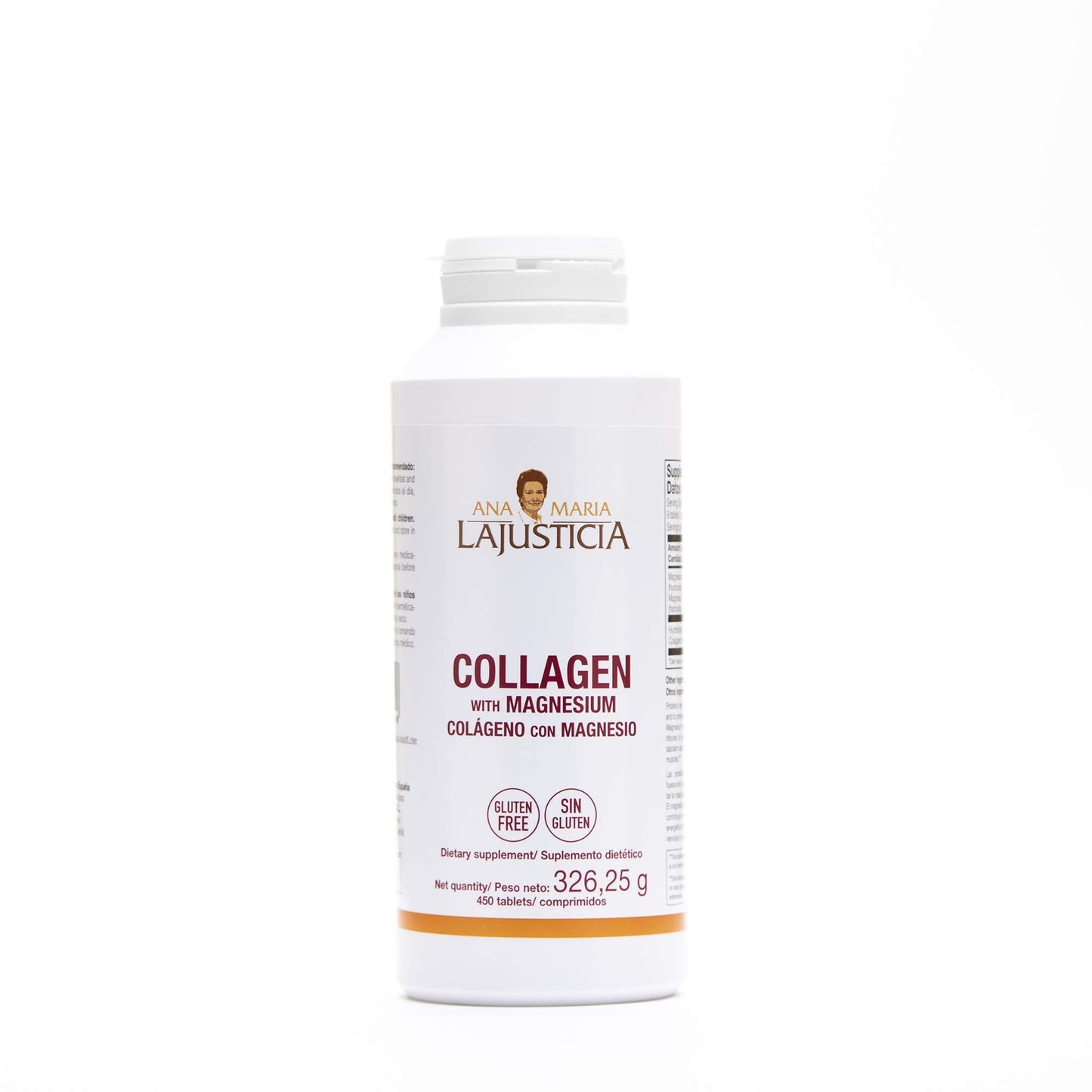 Ana María Lajusticia Collagen with Magnesium Tablets, 450 Count (Pack of 2)