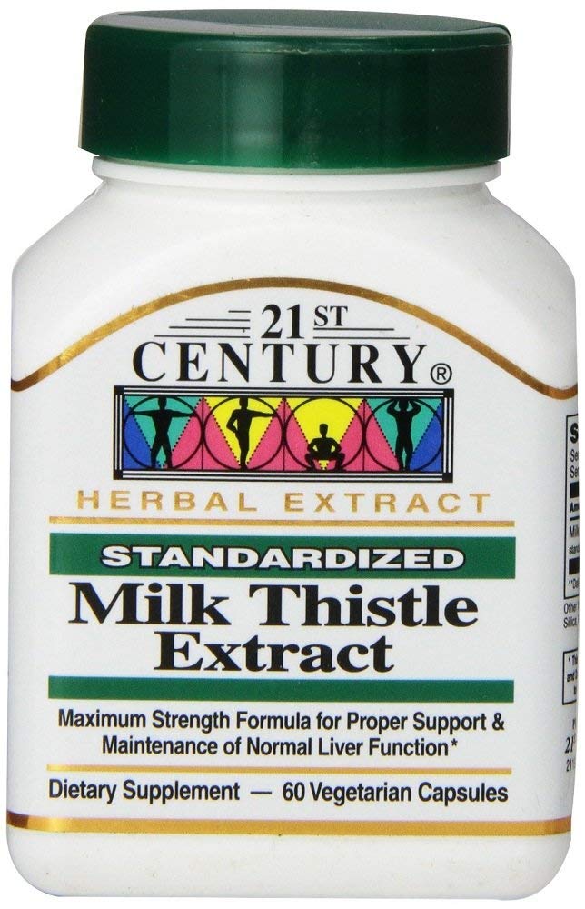 21st Century Milk Thistle Extract 180 Capsules