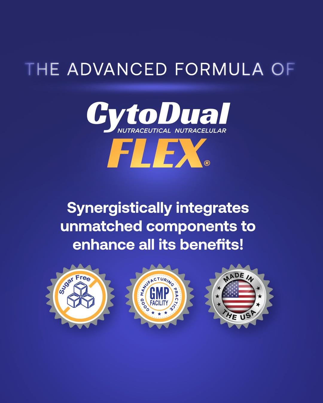 Generic CytoDual Flex Glucosamine, Chondroitin, MSM, H. Acid, Collagen Tablet 1 Count