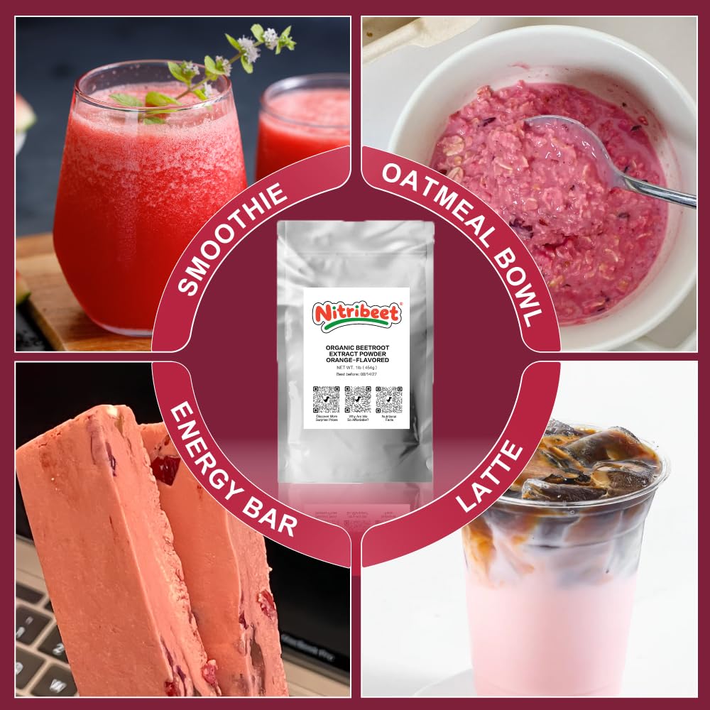 VEGEPEDIA Nitribeet Organic Beet Root Extract Powder, 1 Pound
