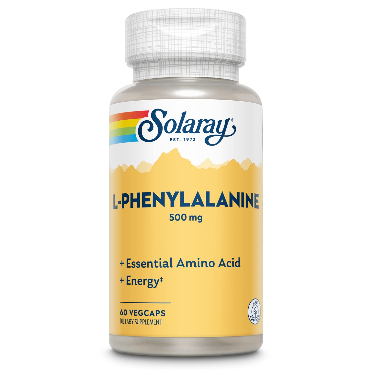SOLARAY L-Phenylalanine Capsule 60 Count