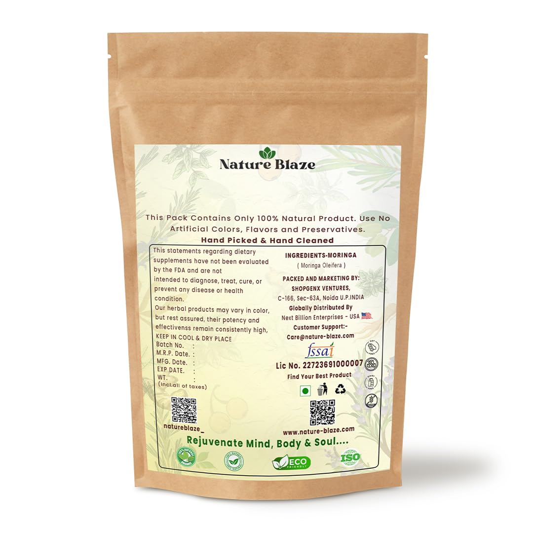 Nature Blaze Moringa Leaf Powder 3.5 Oz