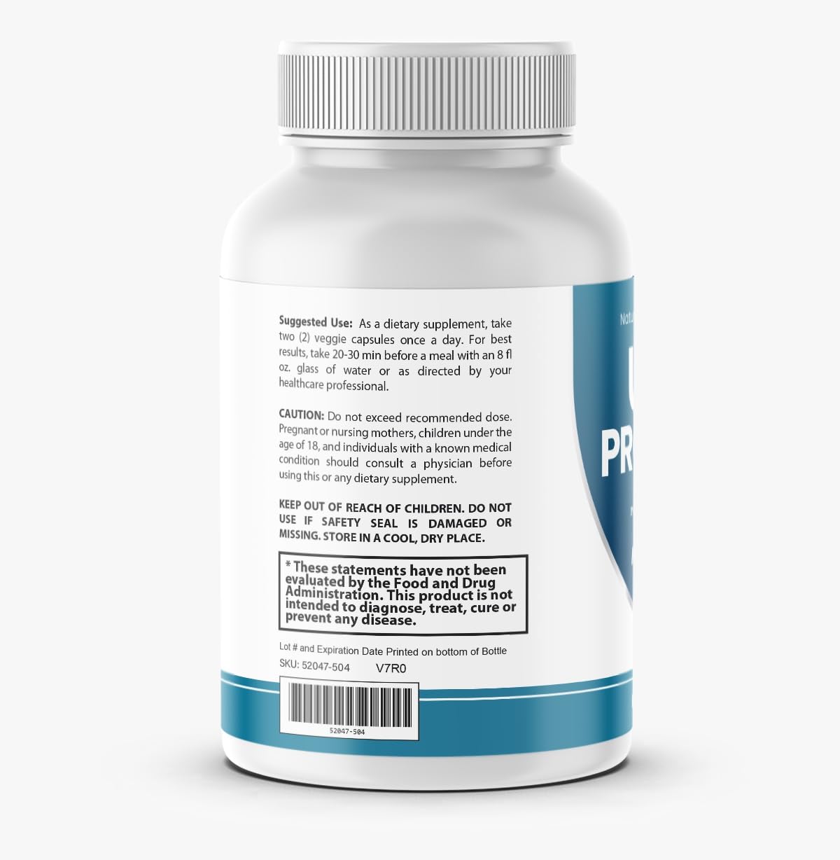 Fitness InspireWays URO Natural Prostate Support for Men 60 Capsules