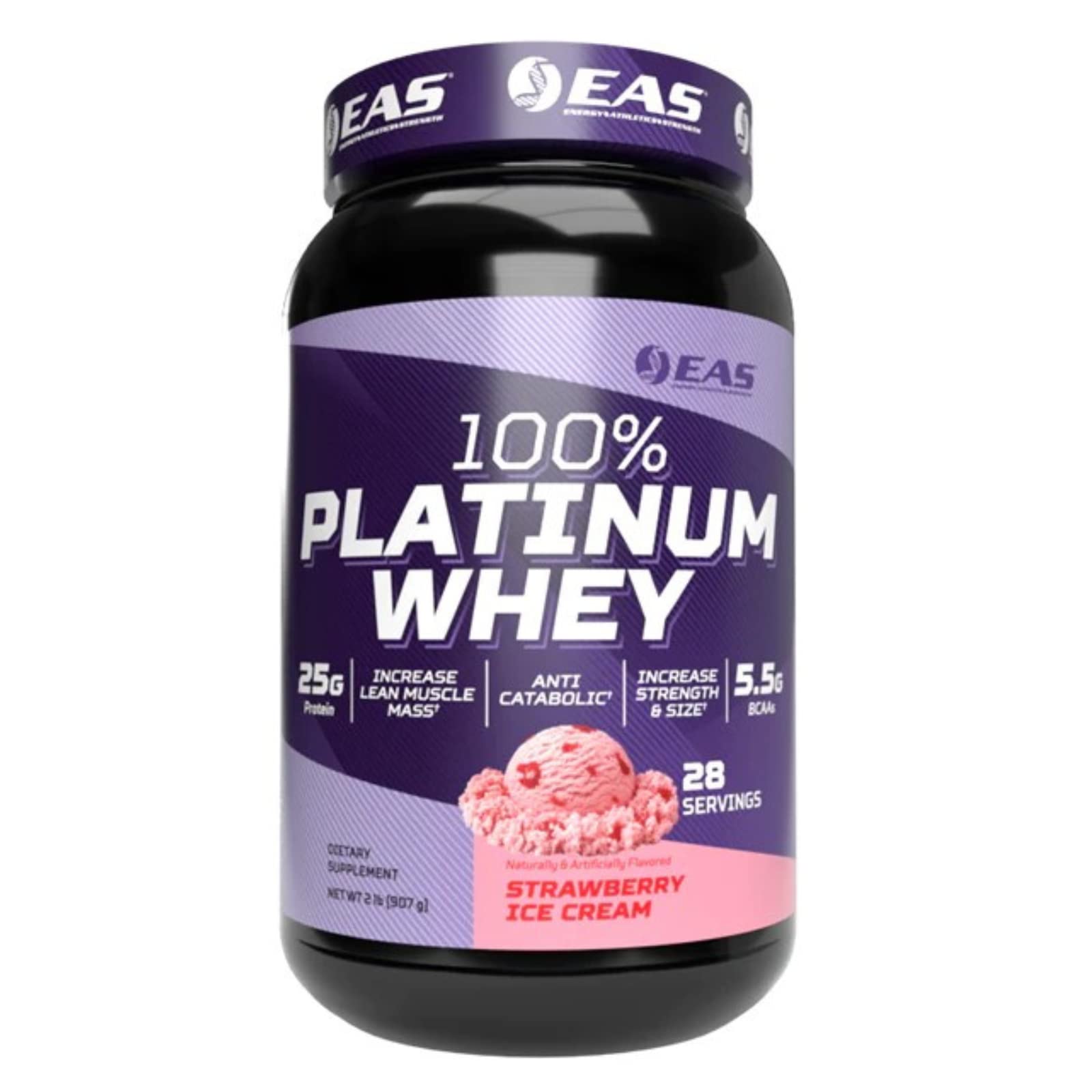 Experimental and Applied Sciences 100% Platinum Whey Protein Powder, Strawberry Ice Cream, 32 Servings