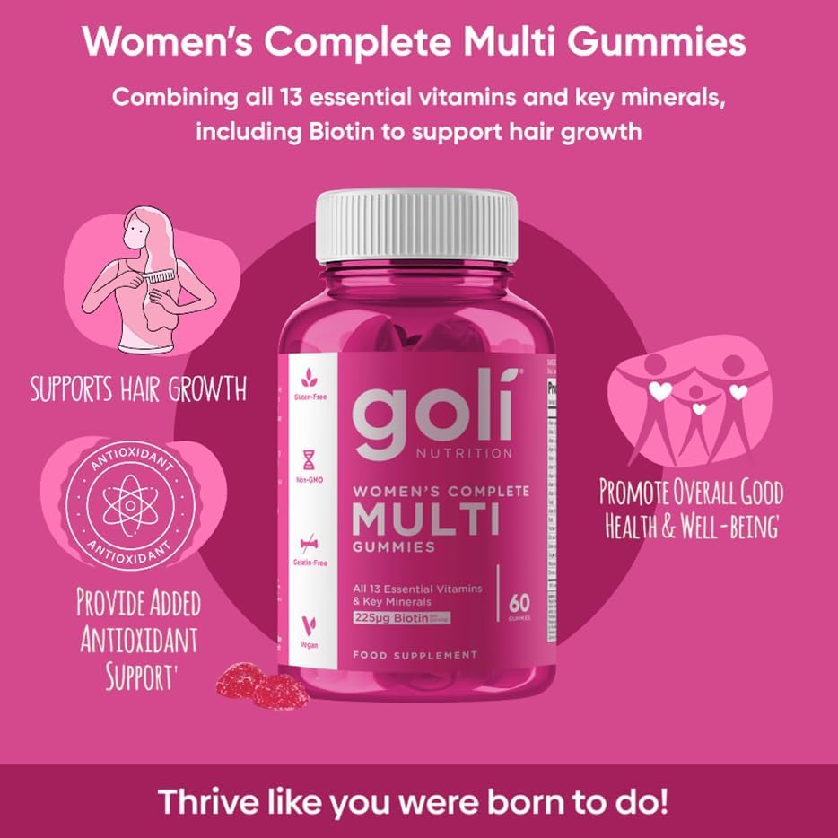Goli Women's Multivitamin Gummies 60 Count