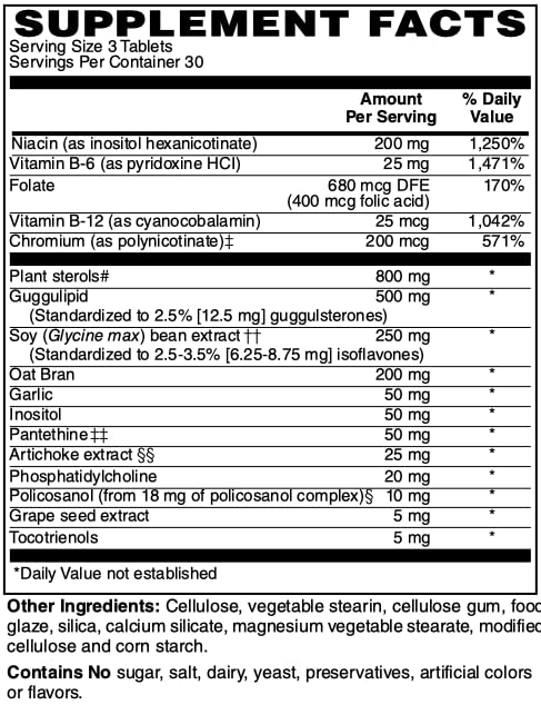 Netrition Cholesterol Support 90 Tablets