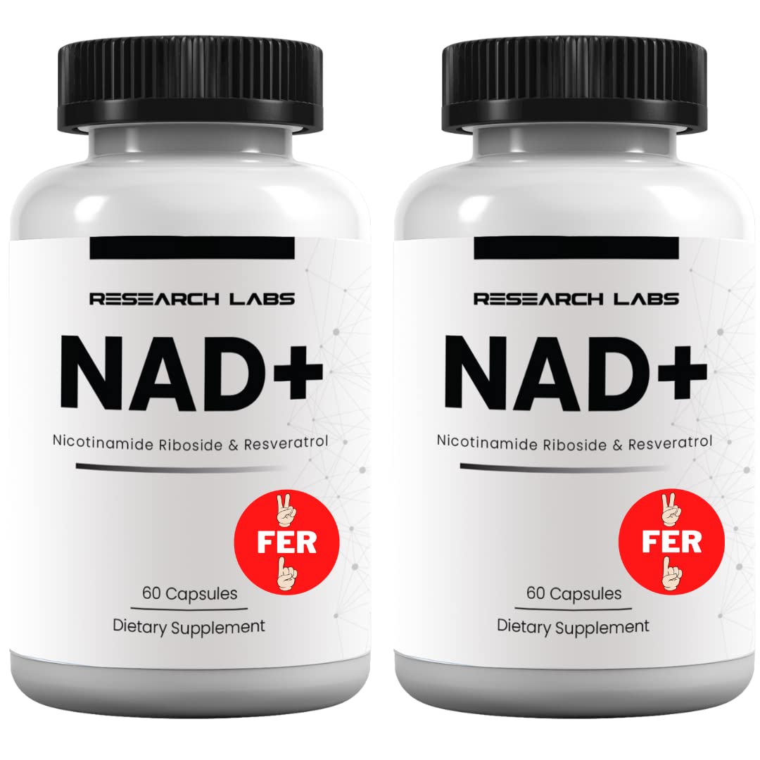 Research Labs NAD+ Supplement Capsules 120