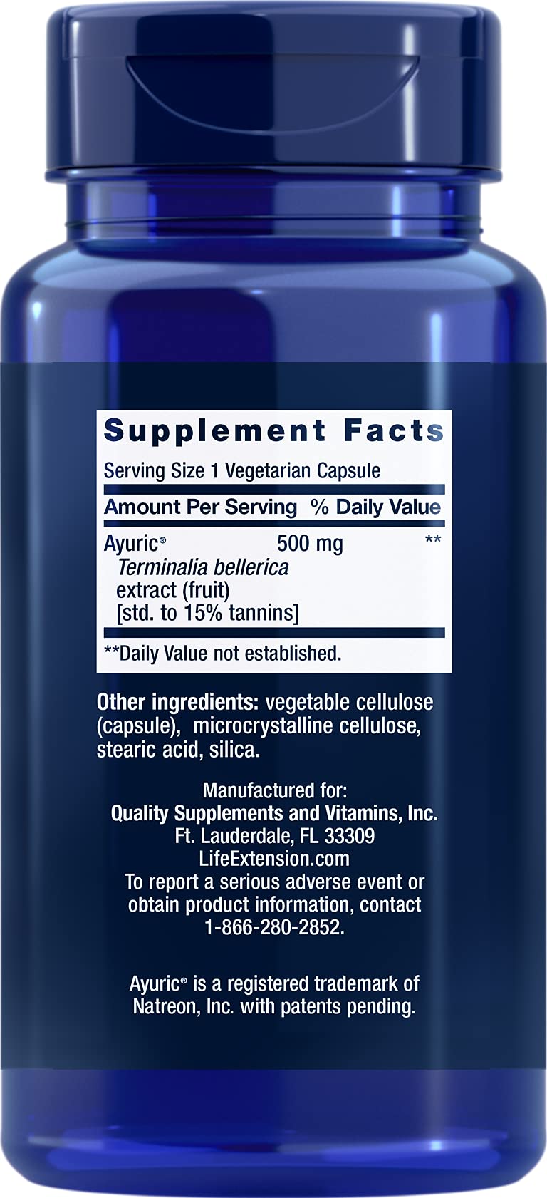 Life Extension Uric Acid Control Capsule, 60 Capsules