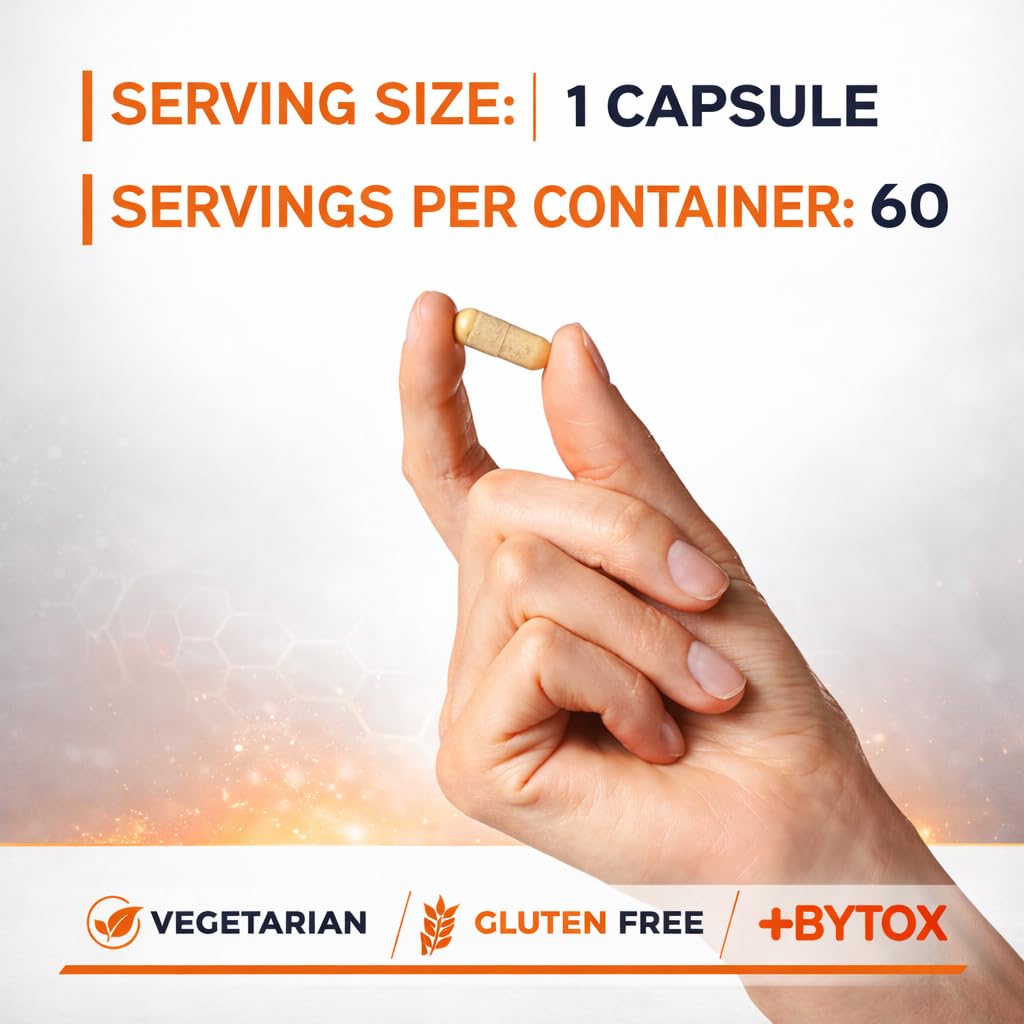 Bytox Daily Vitamin Multivitamin for Adults, 60 Capsules