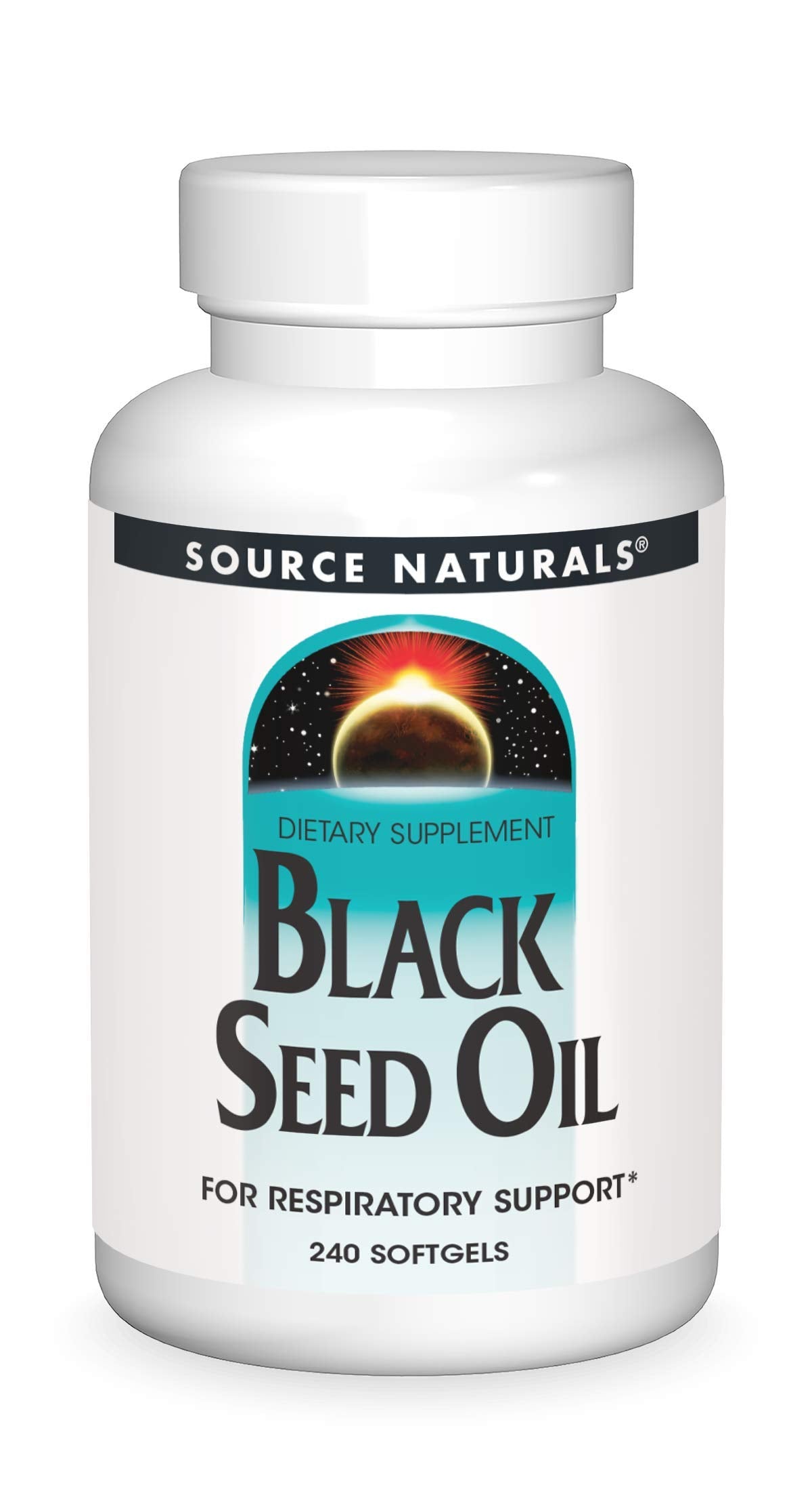 Source Naturals Black Cumin Seed Oil for Respiratory Support Softgels 240