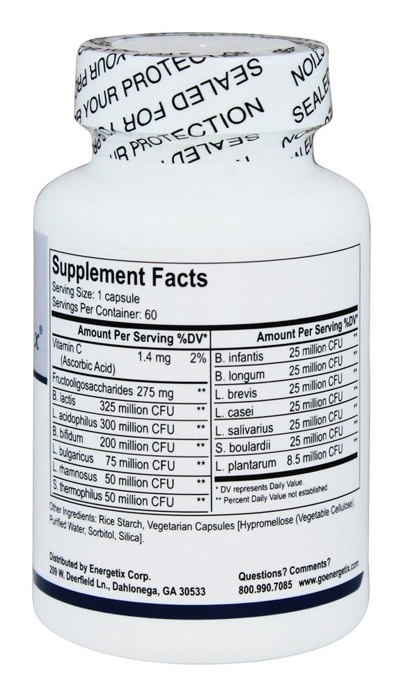 Energetix Flora 12+ Capsules, 60 Capsules