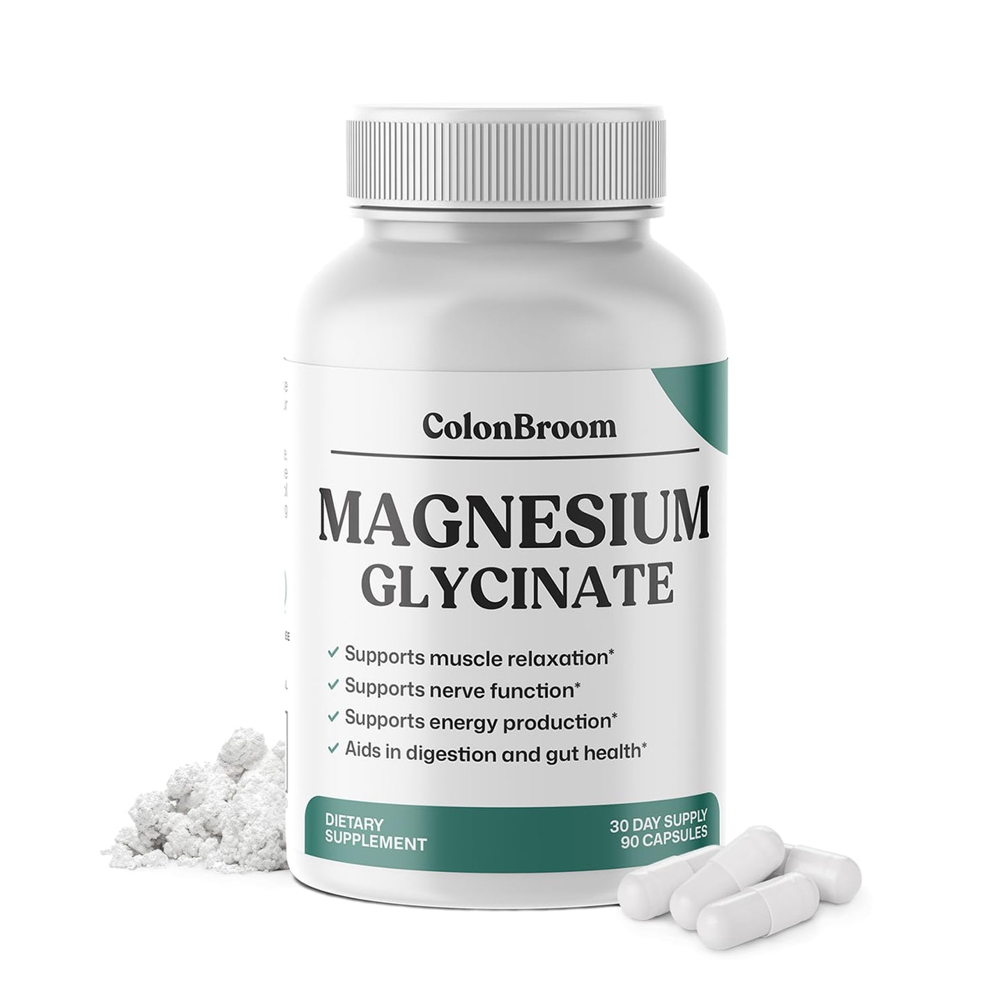 ColonBroom Magnesium Glycinate Capsules 90 Capsules