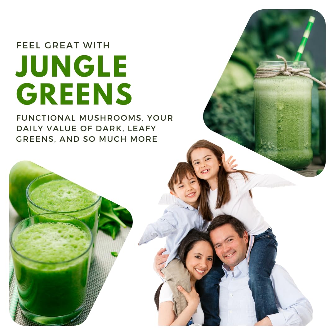 All In Nutritionals Jungle Greens Powder 11.75 oz (Pack of 10)