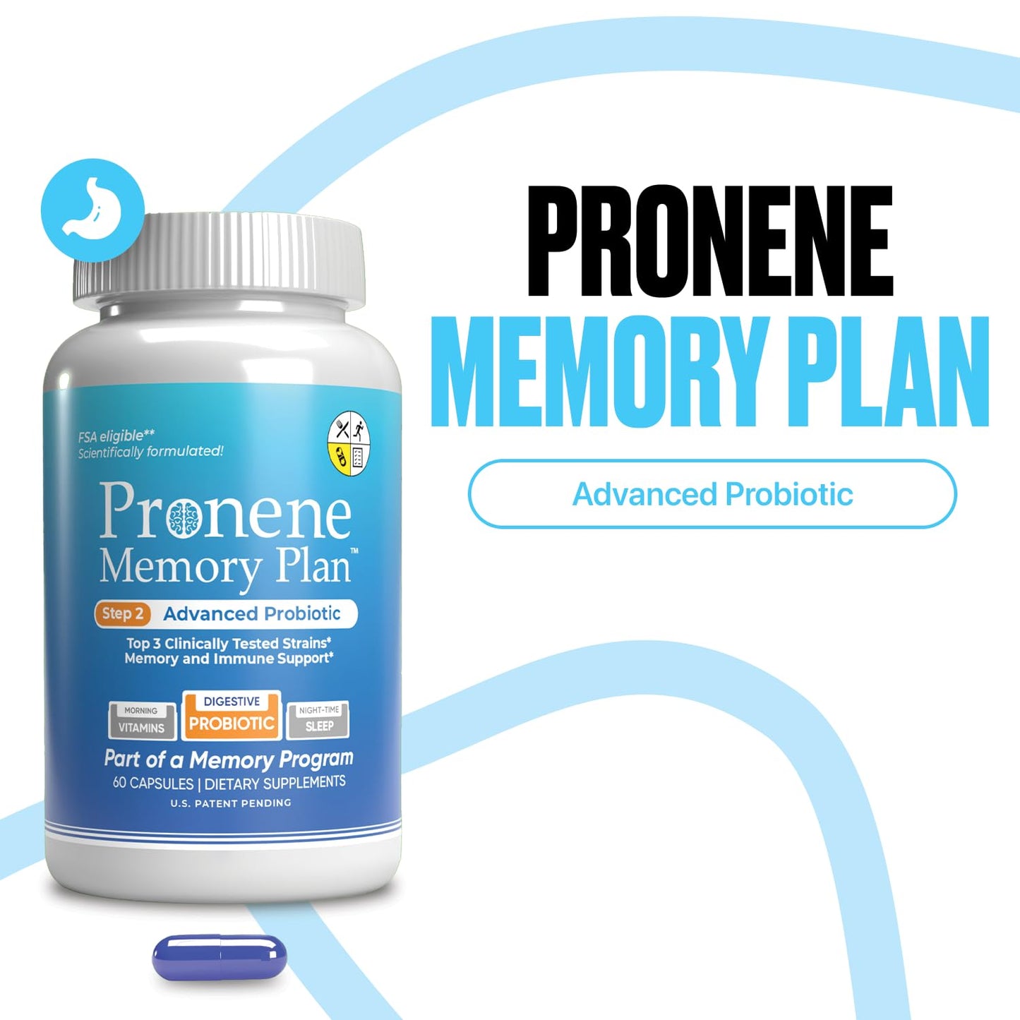 Pronene Memory Plan Advanced Probiotic Capsule 60 Capsules