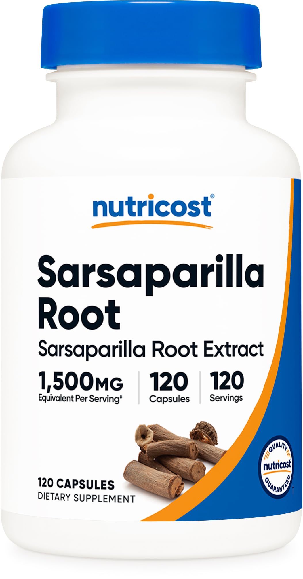 Nutricost Sarsaparilla Root Extract Capsules 120