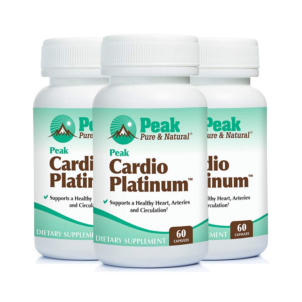 Peak Pure & Natural Peak Cardio Platinum Capsules, 3 Count