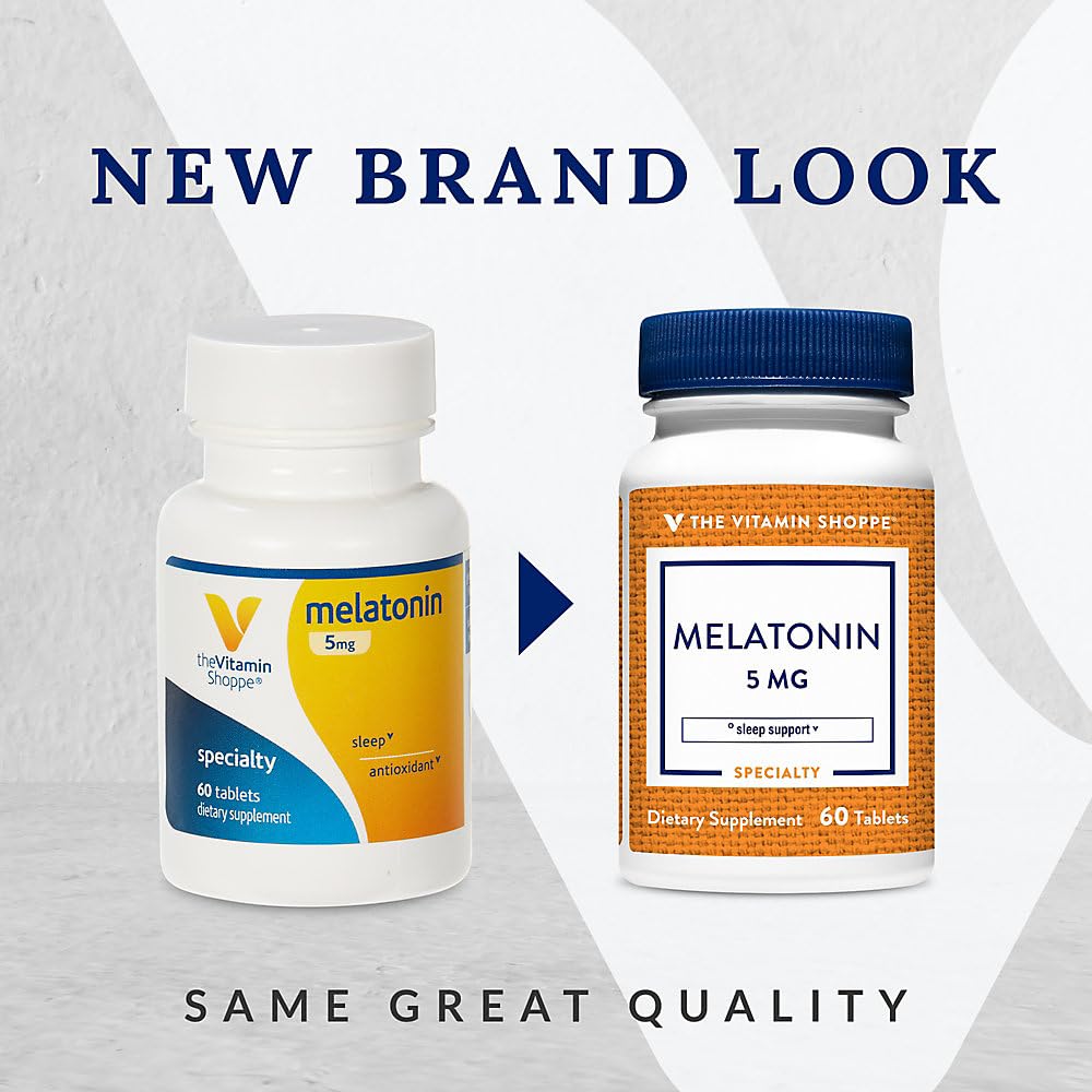 The Vitamin Shoppe Melatonin 60 Tablets