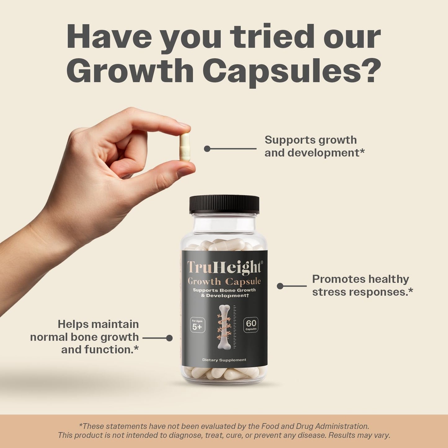 TruHeight Growth Capsules 120 Capsules