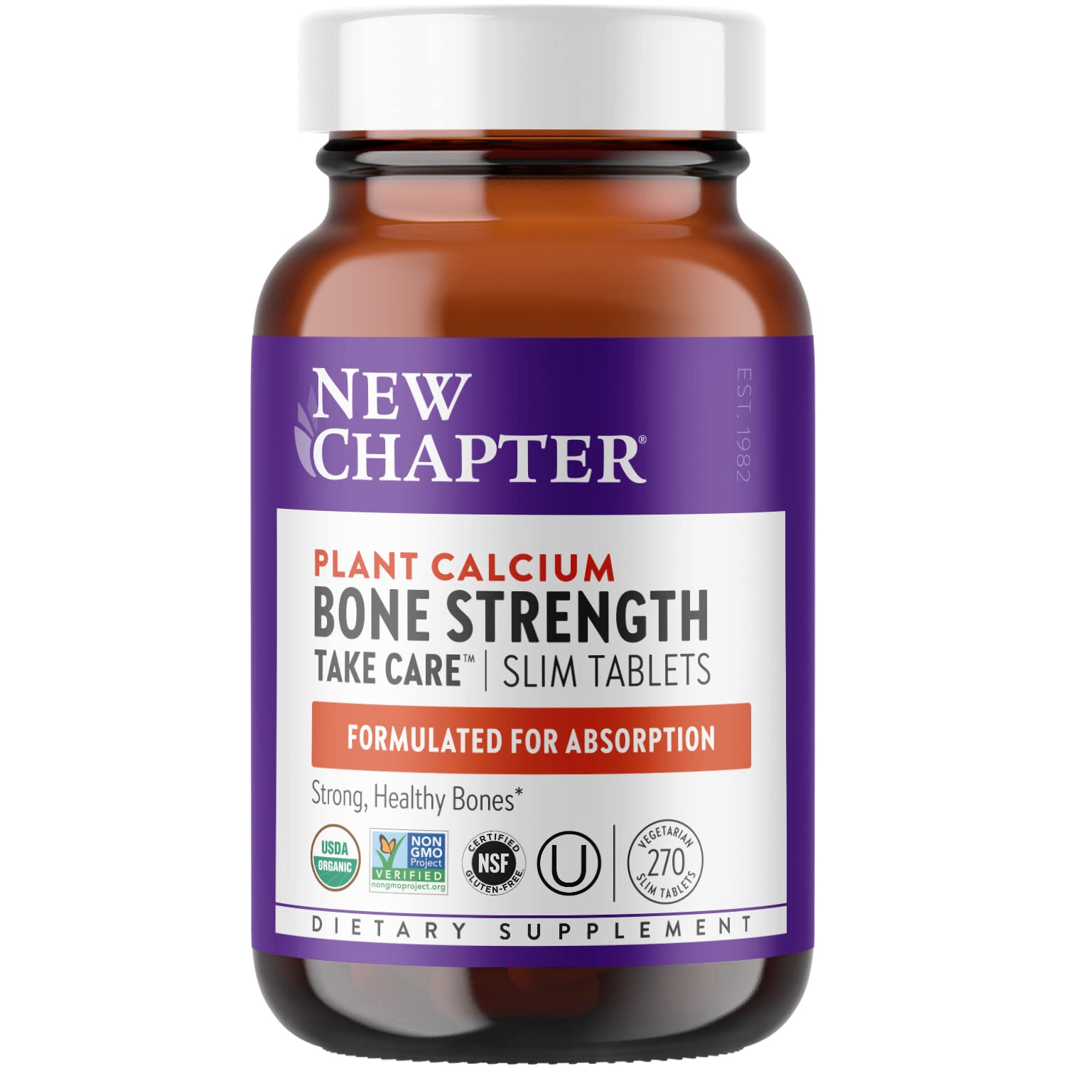 New Chapter Calcium Supplement Tablet 270 Count