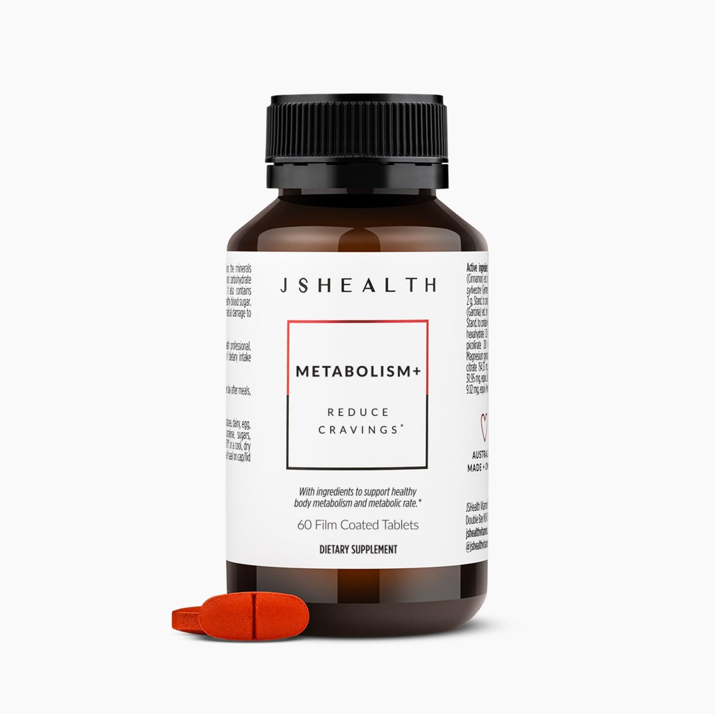 JSHealth Metabolism Supplement 60 Capsules