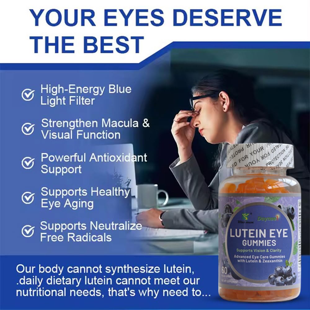 Wins Town Lutein Eye Gummies 60 Count