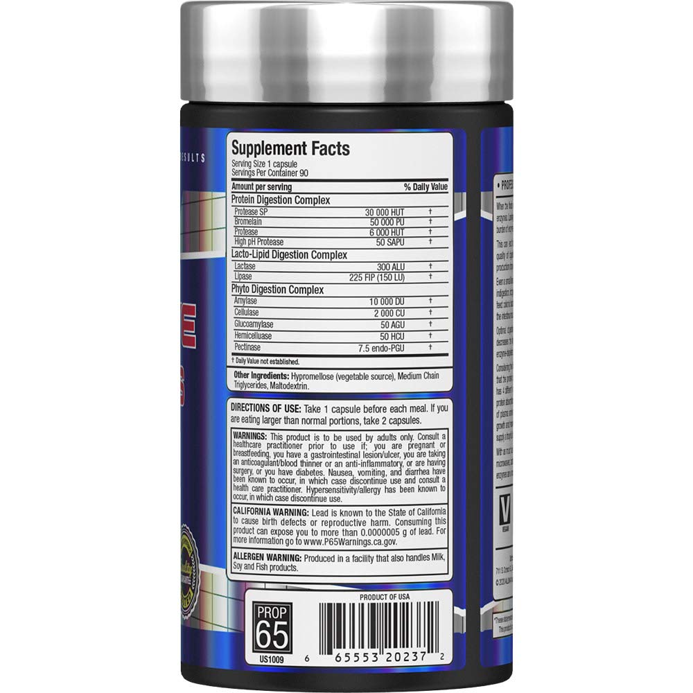 ALLMAX Digestive Enzymes Capsules, 90 Capsules