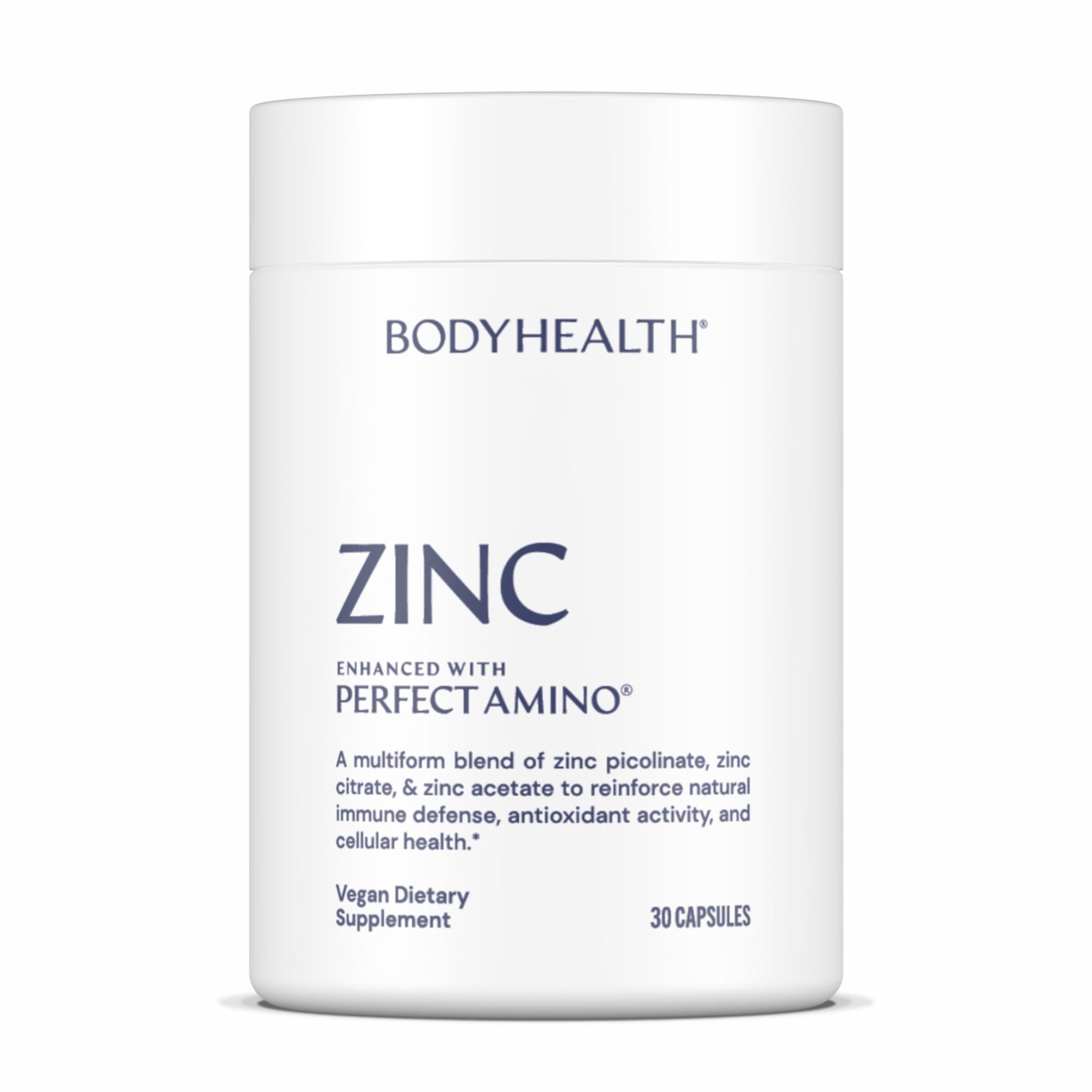 BodyHealth Zinc 30mg Capsule, 30 Count