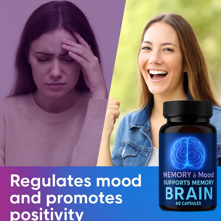 DFTLUUE Nootropic Brain Supplements for Memory and Focus, Cognitive Support Formula with B Vitamins, Folate & Dihydromyricetin – Mental Clarity & Daily Performance, Capsule, 1 Count