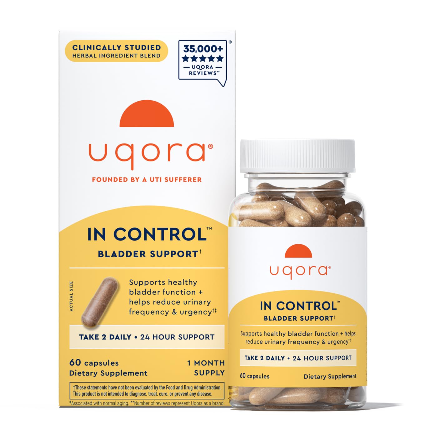 Uqora In Control Bladder Support 60 Capsules