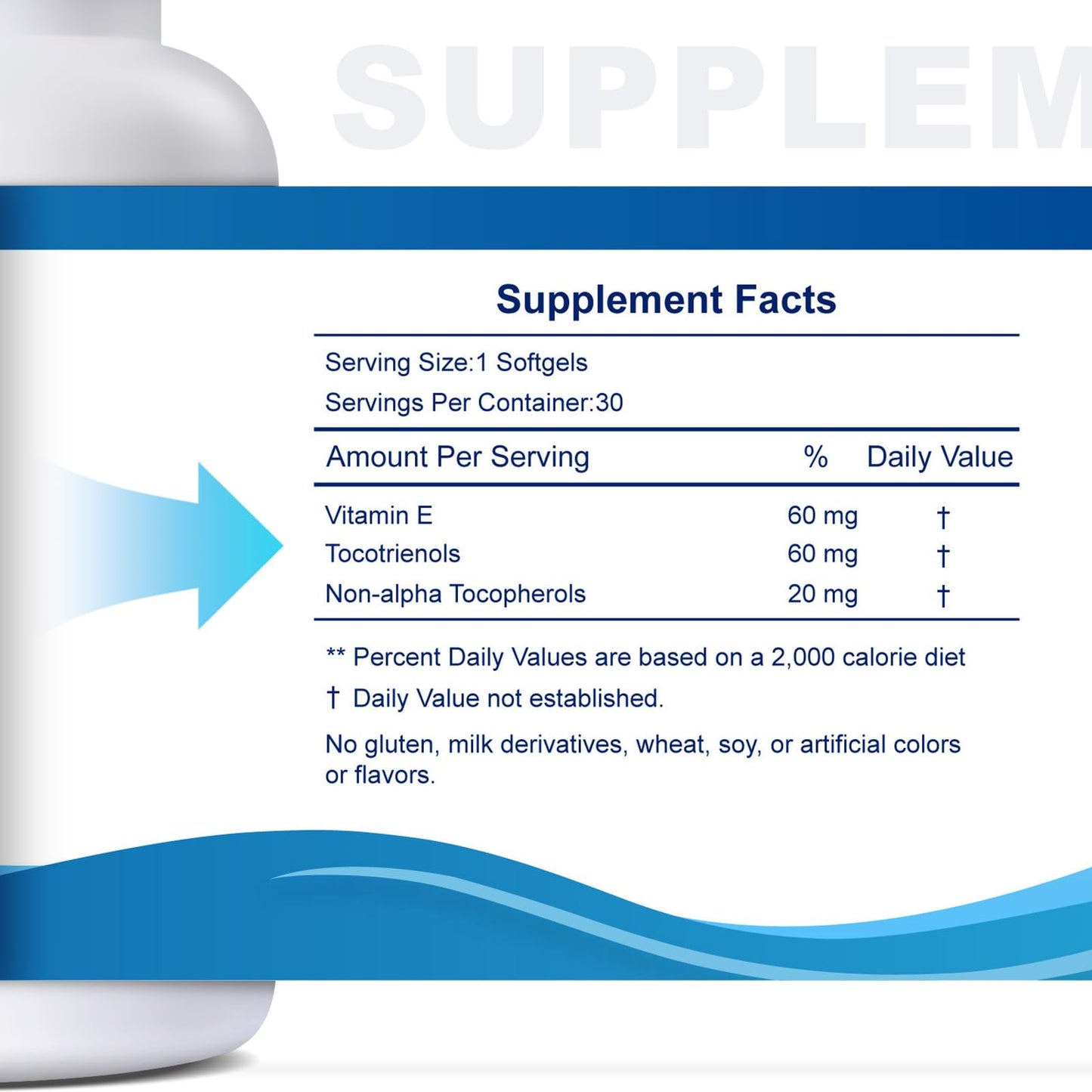 Generic Vitamin E Softgels 30 Count