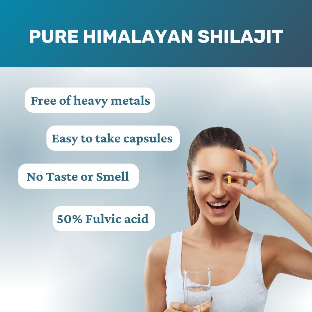 Rhoziva Shilajit Capsules 120 Count