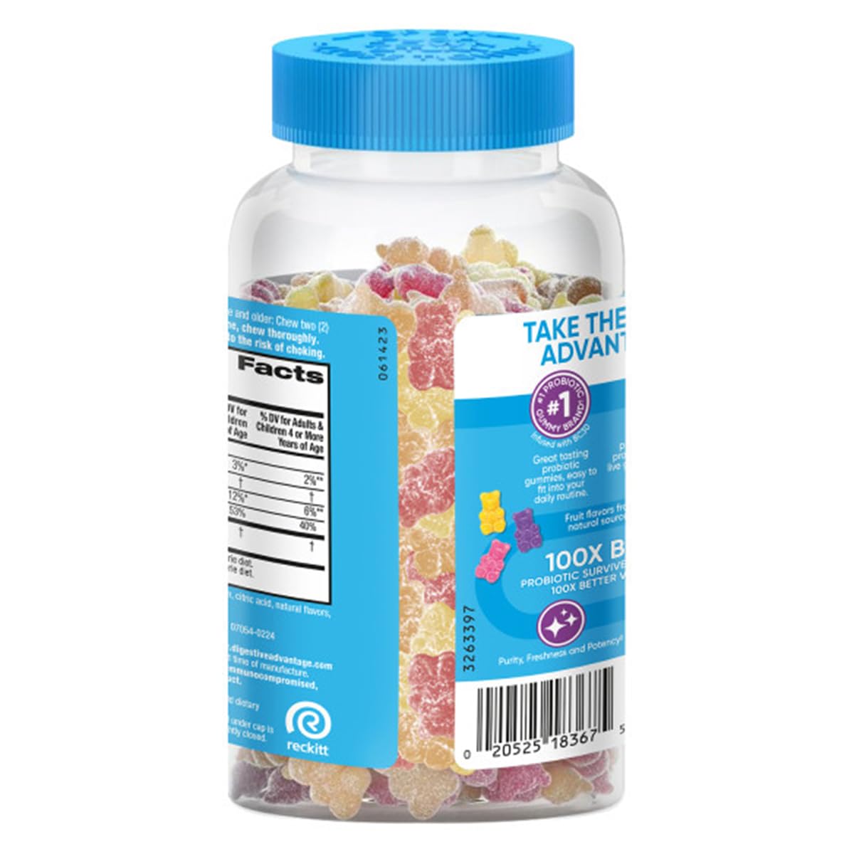 Schiff Digestive Advantage Probiotic Gummies, 120 Gummies