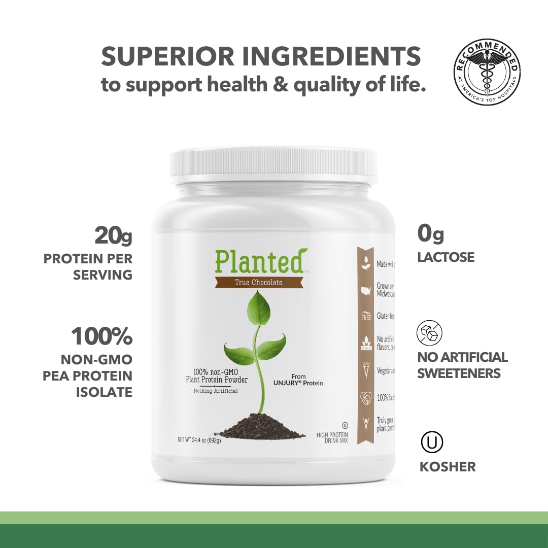Unjury Planted Vegan Protein Powder, 20 Servings