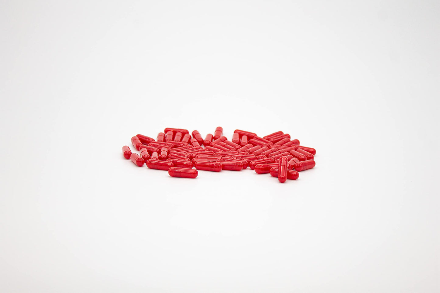 Health Bloom Inc. Empty Gelatin Capsules Size 0 Red Capsule, 1000 Count