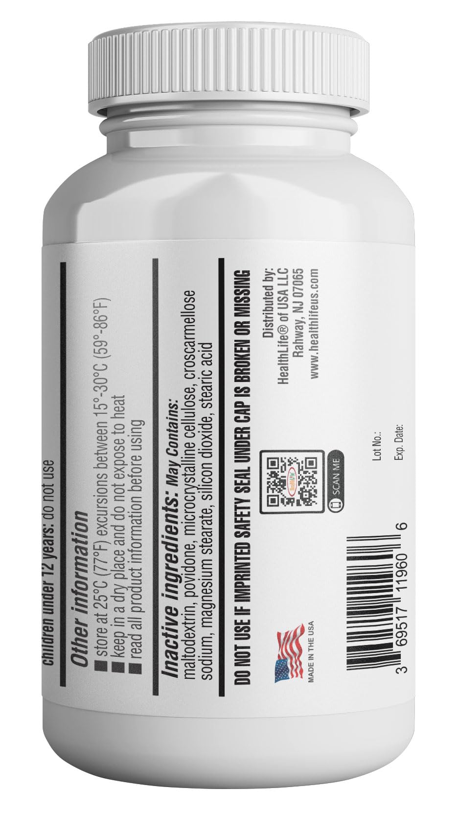 HEALTH LFE Mucus Relief Guaifenesin Caplets 400 mg, Immediate Release Fast Acting Expectorant, Thin and Loosens Mucus, Relieves Chest Congestion, Cough, Cold and Flu (Small, 60 Count)