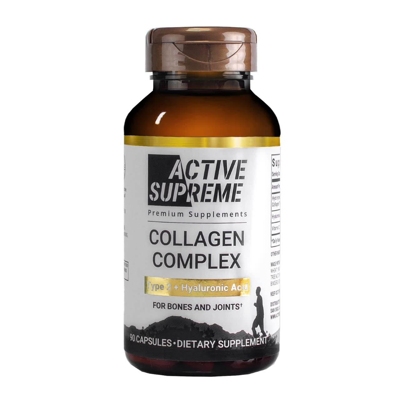 Active Supreme Type 2 Collagen for Joint Support Capsule, 90 Count
