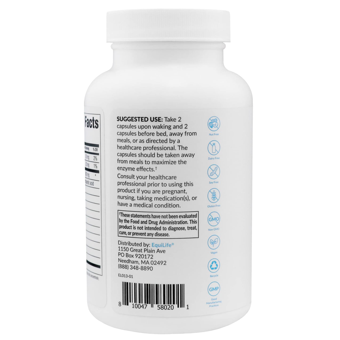 Equilife FloraFilm Enzyme Blend Capsules 120