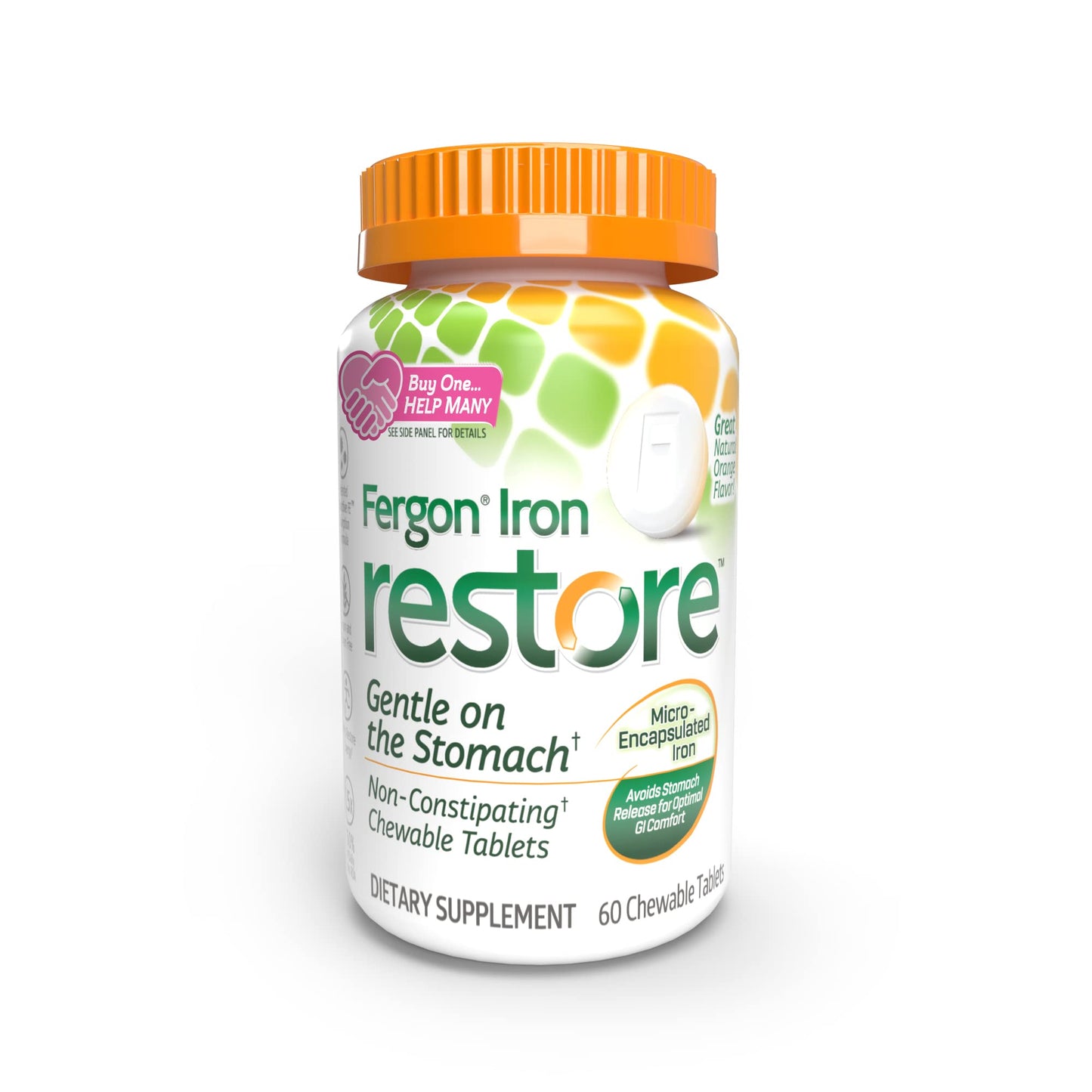 Fergon Iron Restore Chewable Tablets 60 Tablets