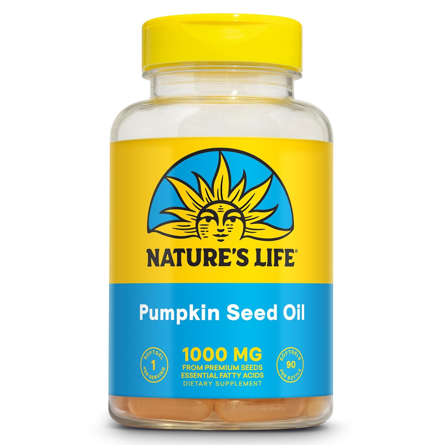 Health From The Sun Pumpkin Seed Oil Supplement Capsules 90 Count
