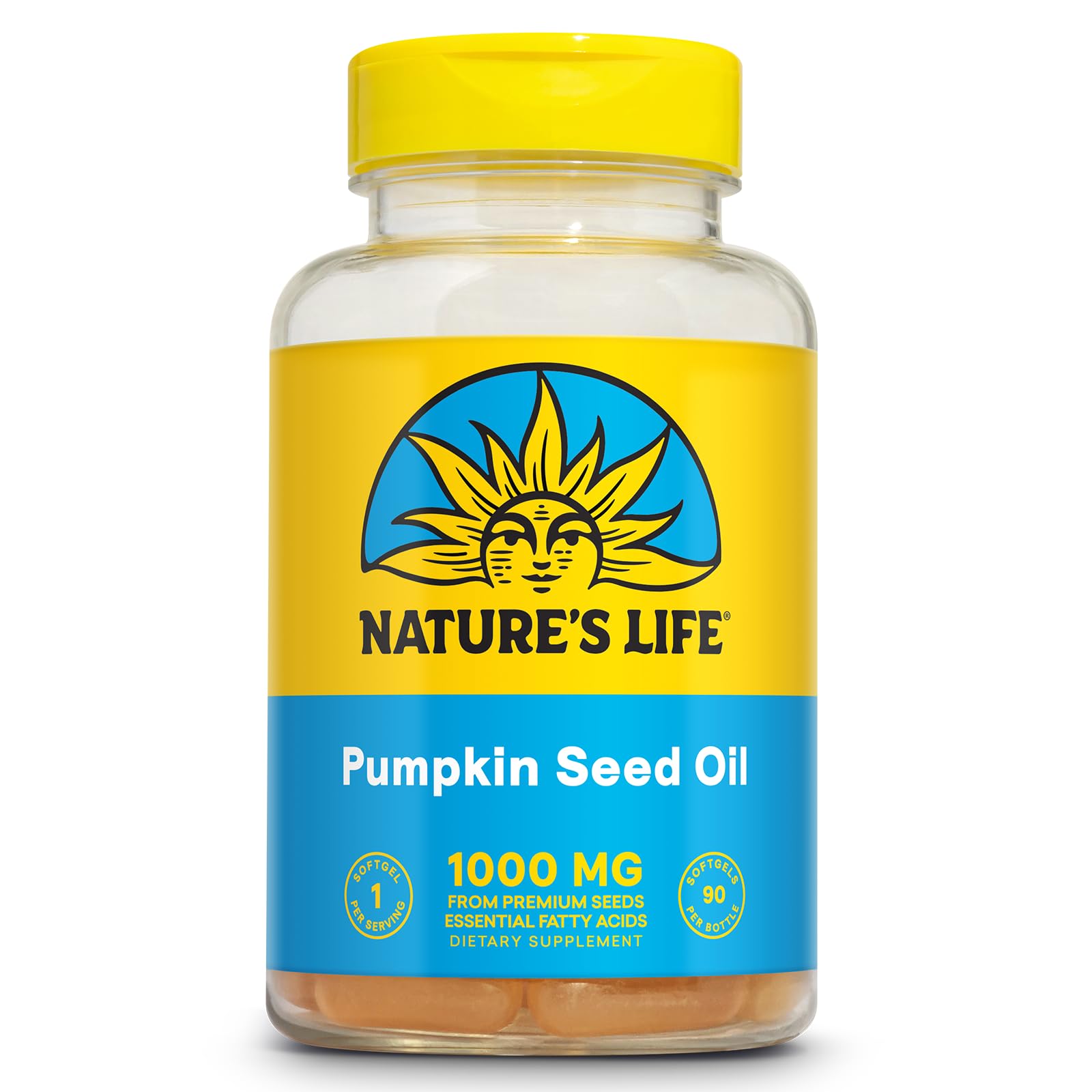 Health From The Sun Pumpkin Seed Oil Supplement Capsules 90 Count