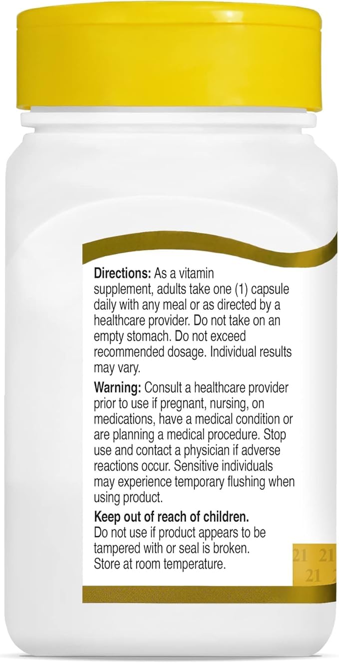 21st Century Niacin Inositol Hexanicotinate 500 mg Capsule 330 Capsules